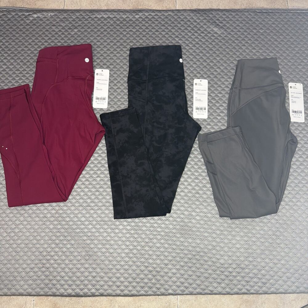 CRZ YOGA Women’s Leggings Lot 3 Size S NWT Sports Workout Yoga Activewear